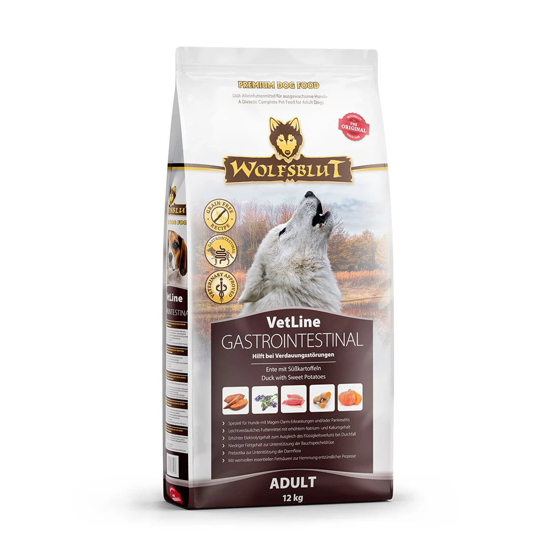 Wolfsblut Gastrointestinal - Ente mit Süßkartoffel