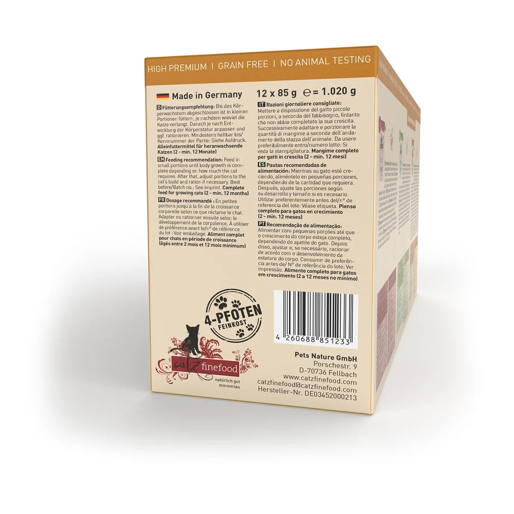 Catz finefood Kitten Multipack I 12x85g