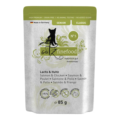 Catz finefood Senior No.05 Lachs & Huhn