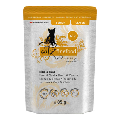 Catz finefood Senior No.07 Rind & Kalb