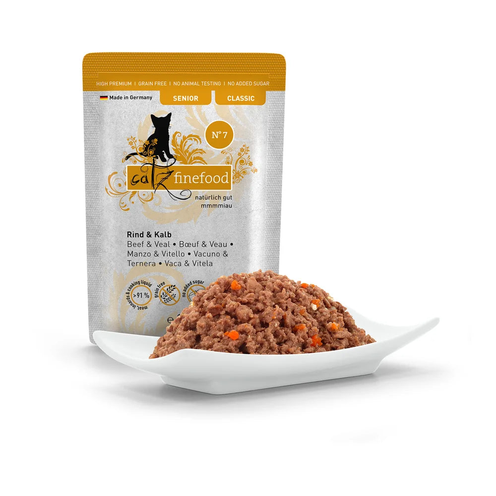 Catz finefood Senior No.07 Rind & Kalb