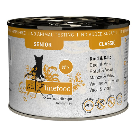 Catz finefood Senior No.07 Rind & Kalb