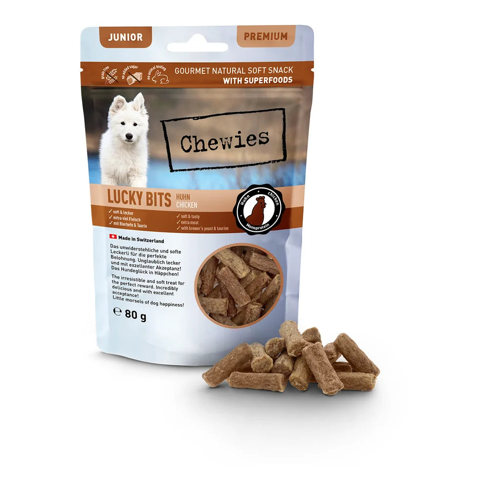 Chewies LUCKY BITS Huhn Junior 80g
