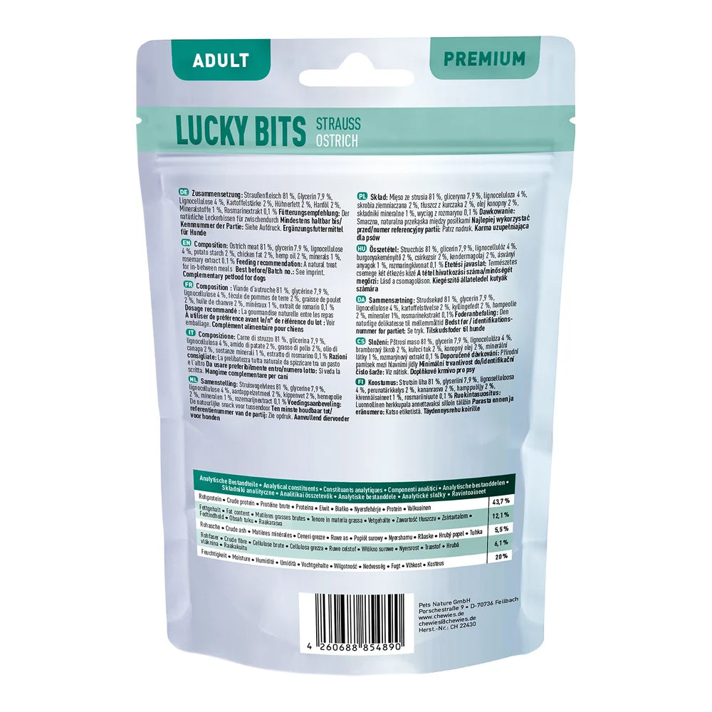 Chewies LUCKY BITS Strauß Adult 100g