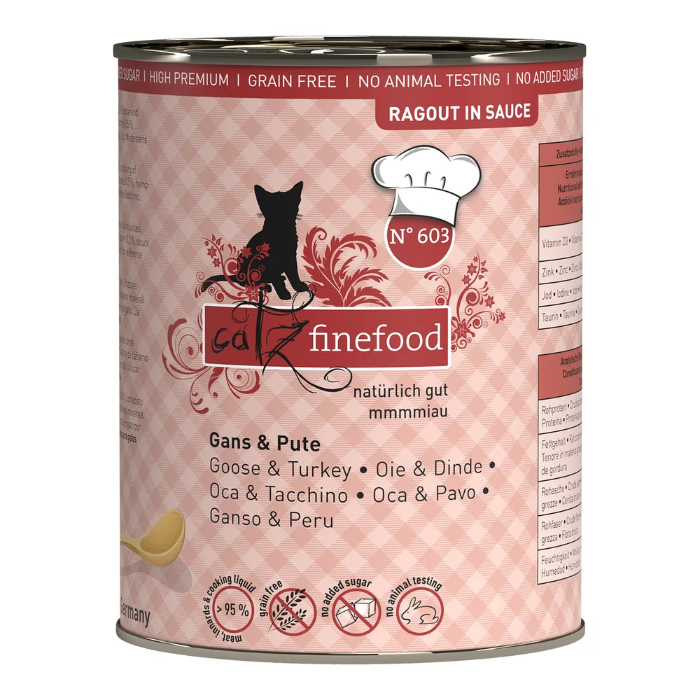 Catz finefood Ragout No.603 Gans & Pute