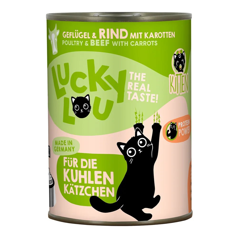 Lucky Lou Lifestage Kitten Geflügel & Rind