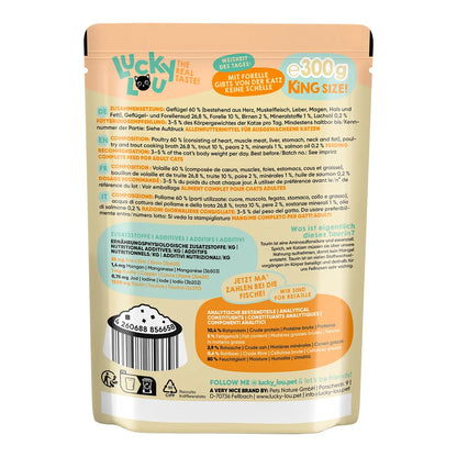 Lucky Lou Lifestage Adult Gefllügel & Forelle 300g