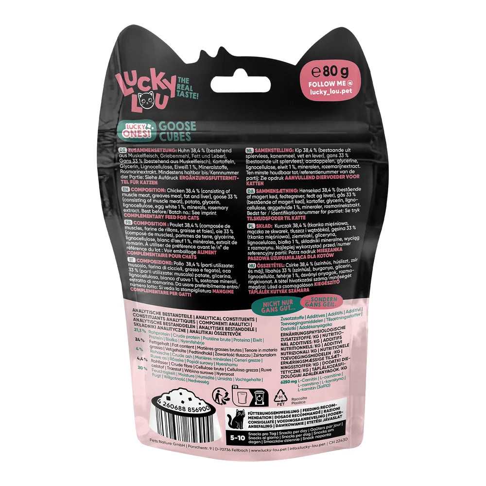 Lucky Lou Lucky Ones Cubes Huhn & Gans 80g