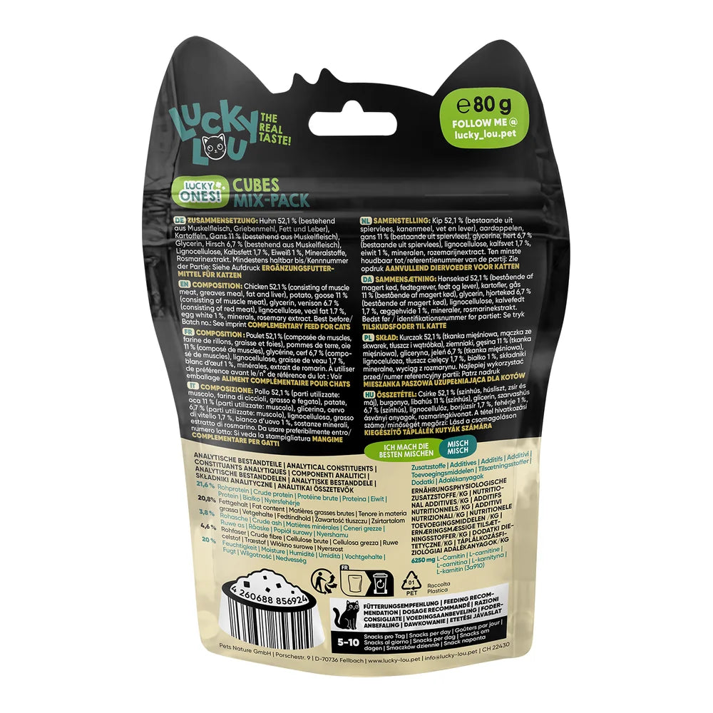 Lucky Lou Lucky Ones Cubes Mixpack 80g