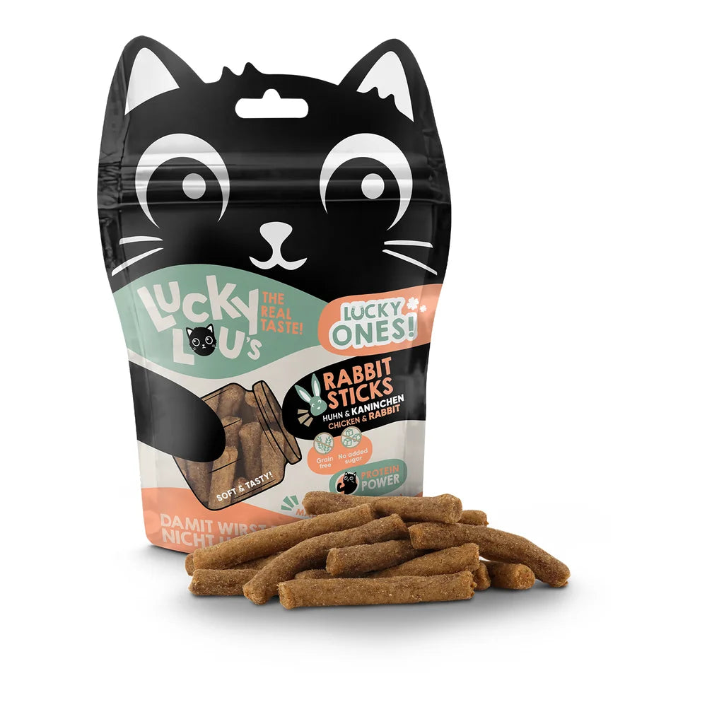 Lucky Lou Lucky Ones Sticks Huhn & Kanninchen 50g