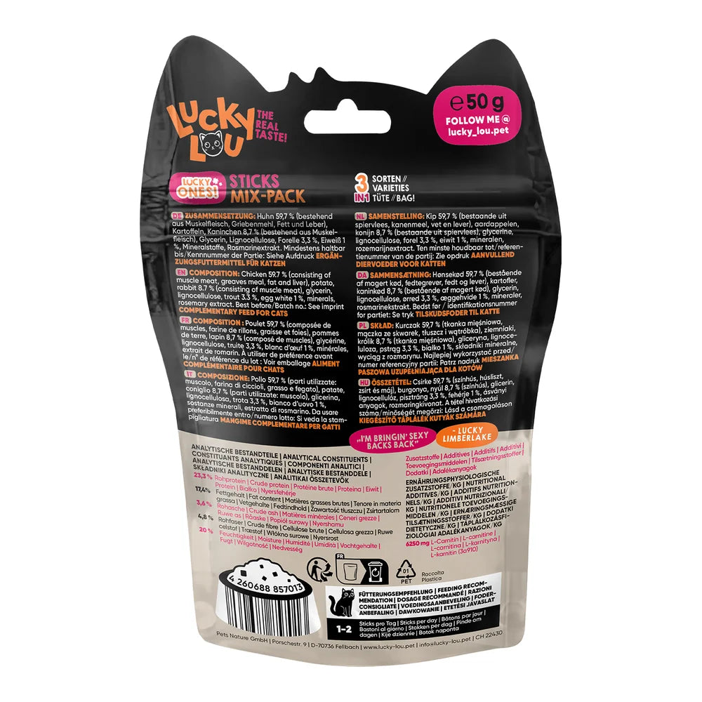 Lucky Lou Lucky Ones Sticks Mixpack 50g