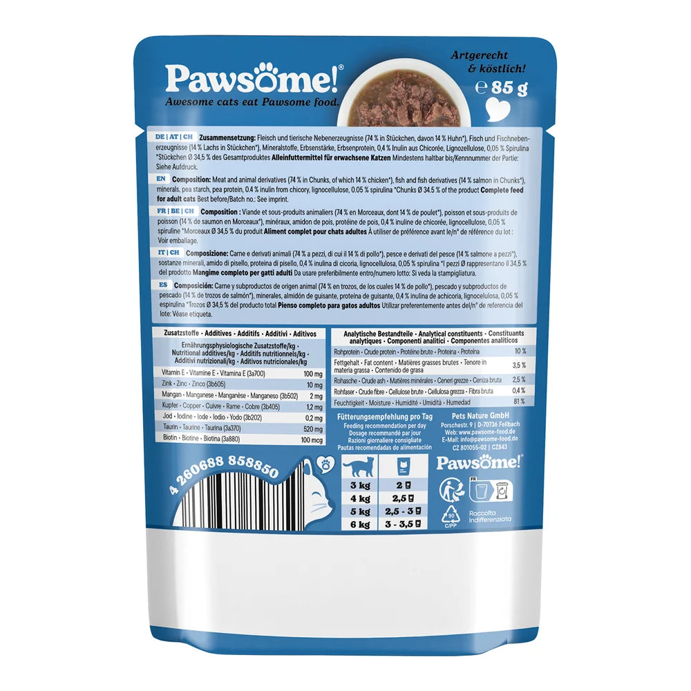 Pawsome Adult Lachs 85g