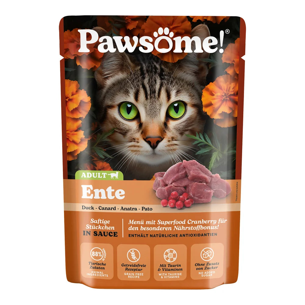Pawsome Adult Ente 85g