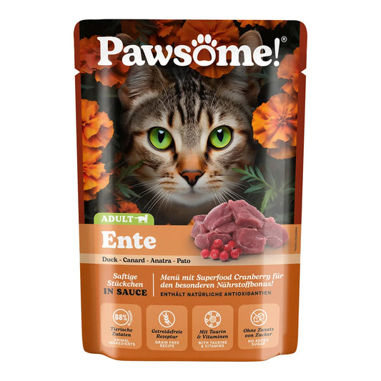 Pawsome Adult Ente 85g