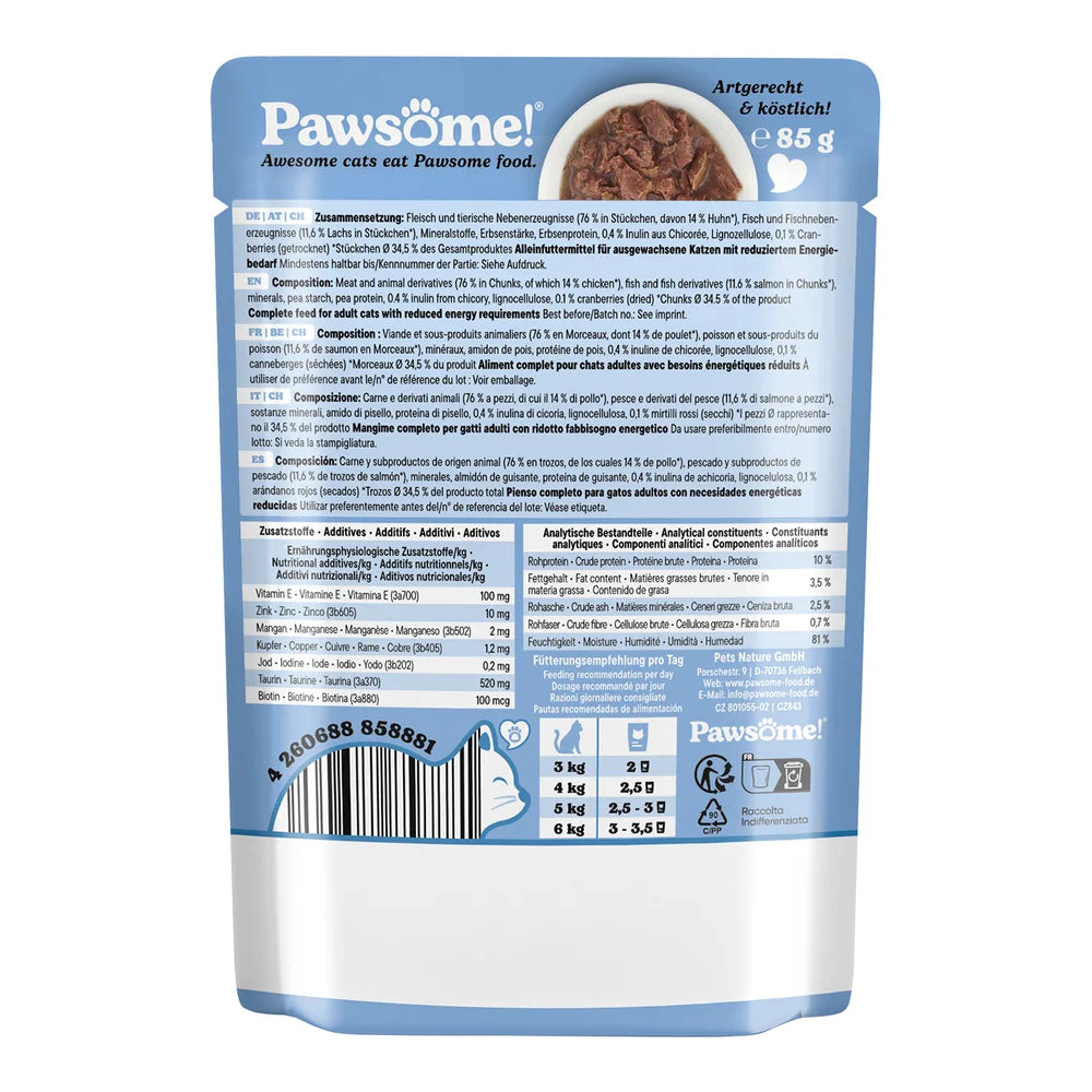 Pawsome Adult light Lachs 85g