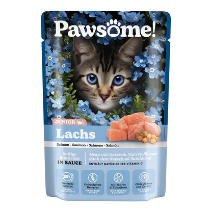 Pawsome Junior Lachs 85g