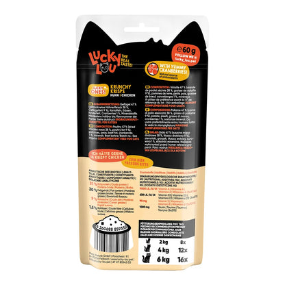 Lucky Lou Lucky Ones Krunchy Krisps Huhn 60g