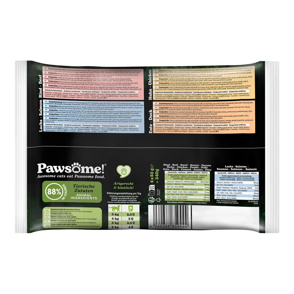 Pawsome Mixpack 4x85g