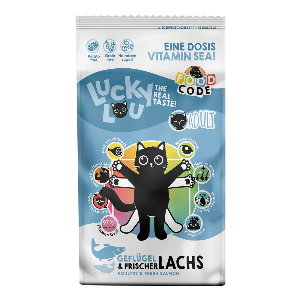 Lucky Lou Food Code Adult Geflügel & Lachs