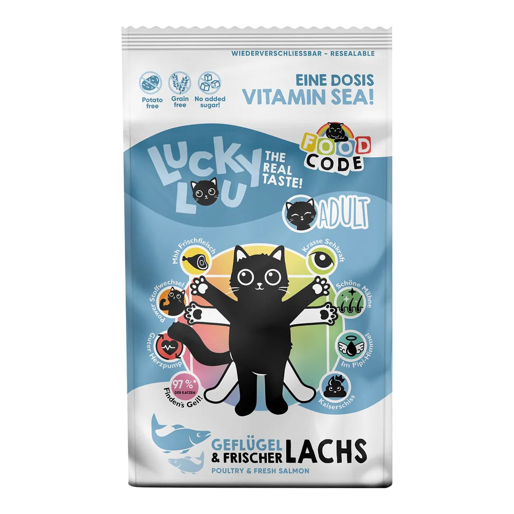 Lucky Lou Food Code Adult Geflügel & Lachs