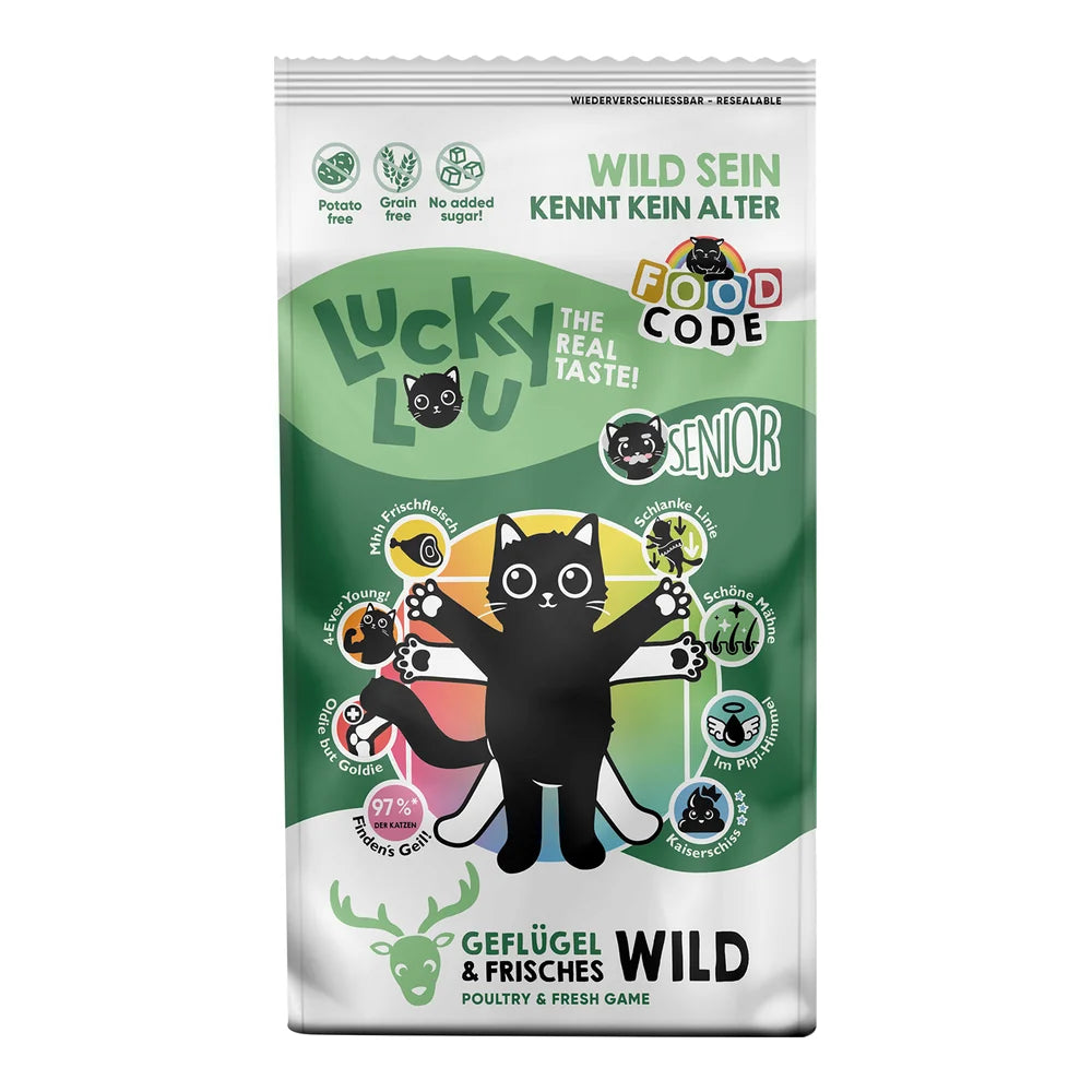 Lucky Lou Food Code Senior Geflügel & Wild