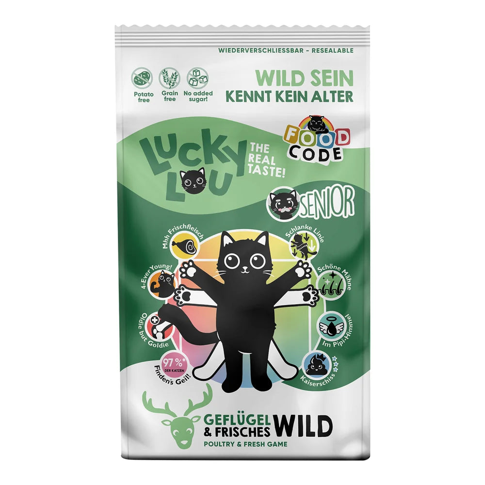 Lucky Lou Food Code Senior Geflügel & Wild