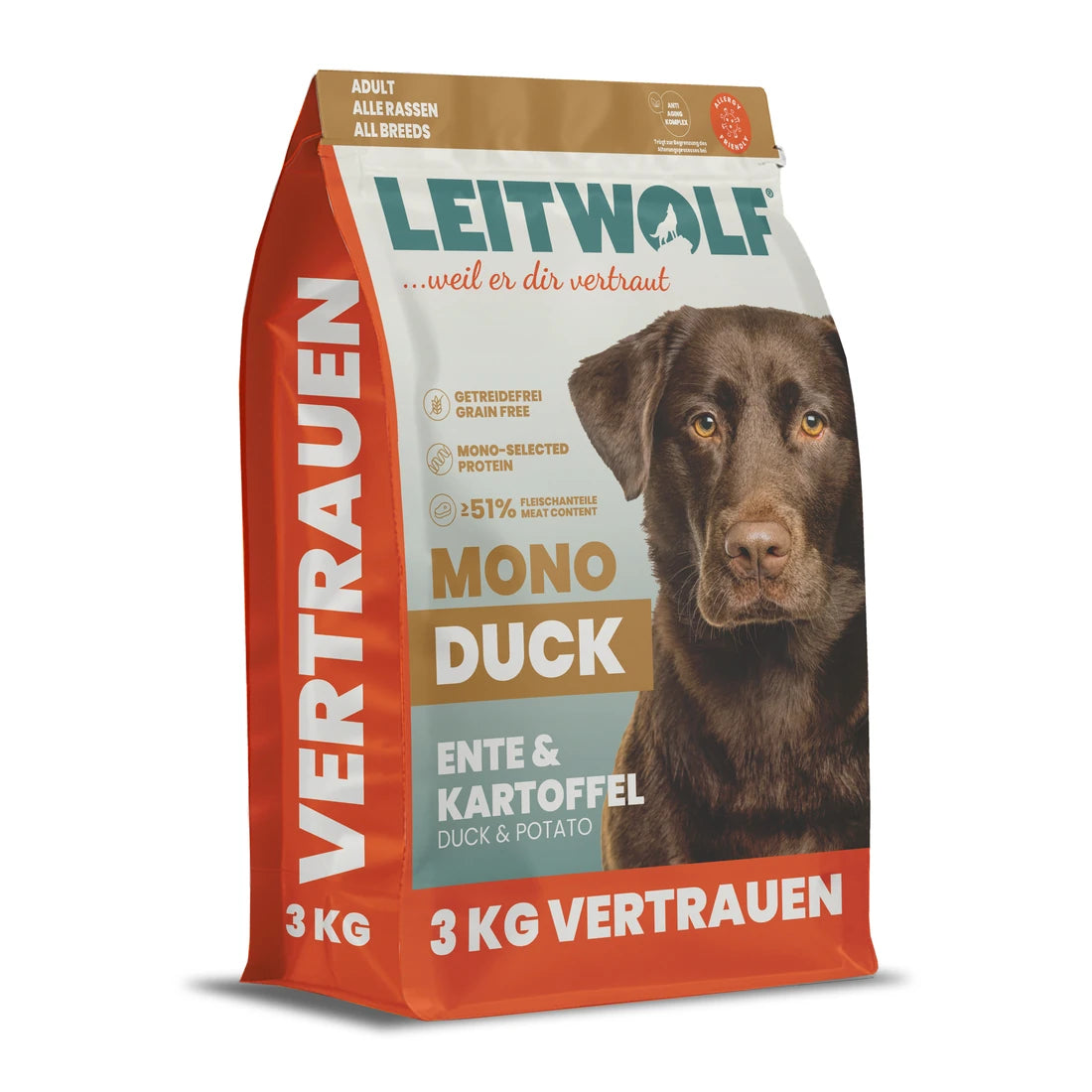 Leitwolf MONO DUCK Adult - Ente & Kartoffel