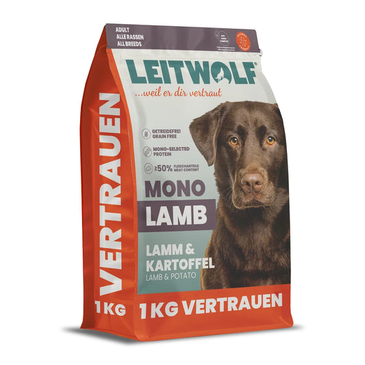 Leitwolf MONO LAMB Adult - Lamm & Kartoffel