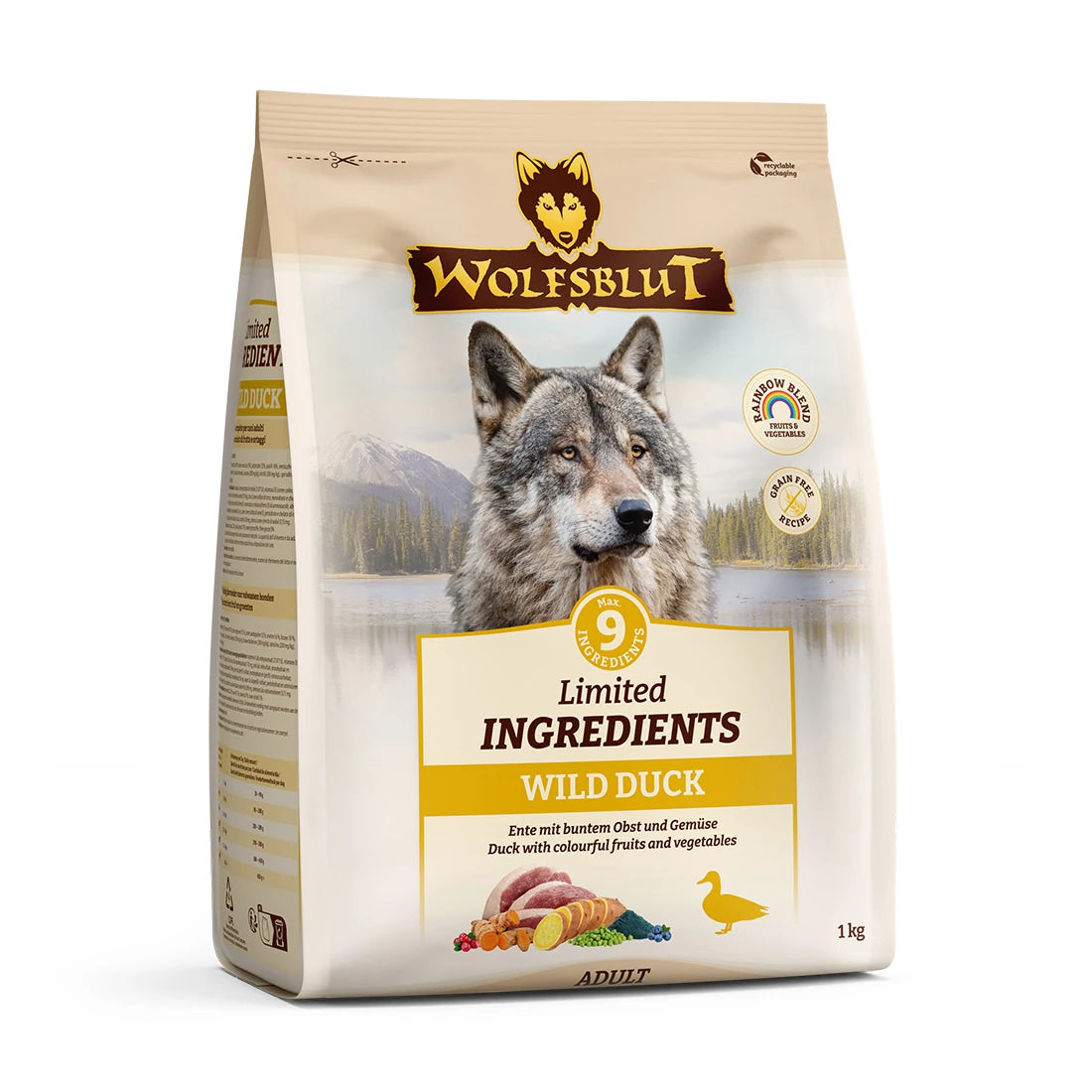 Wolfsblut Limited Ingredients Wild Duck Adult - Ente mit Kartoffel