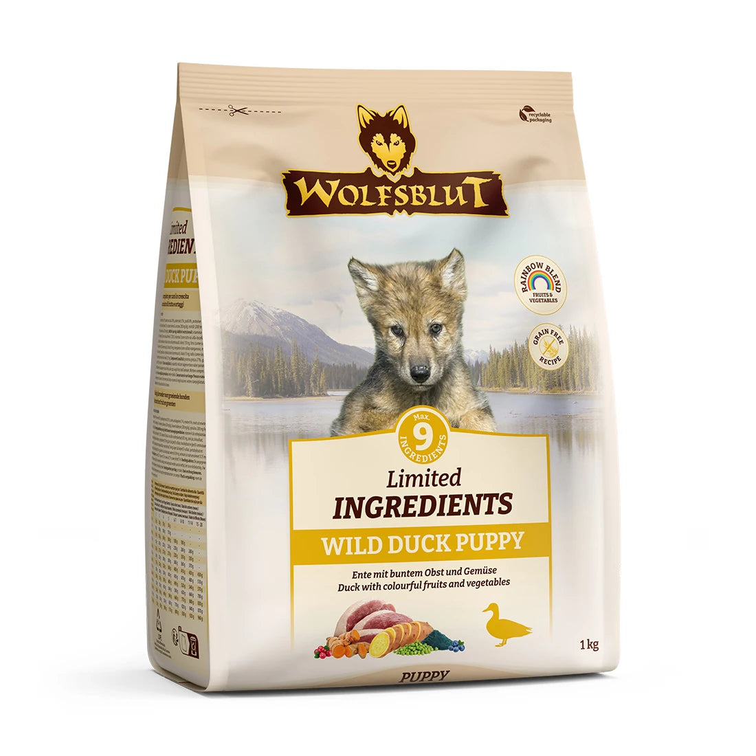 Wolfsblut Limited Ingredients Wild Duck Puppy - Ente mit Kartoffel
