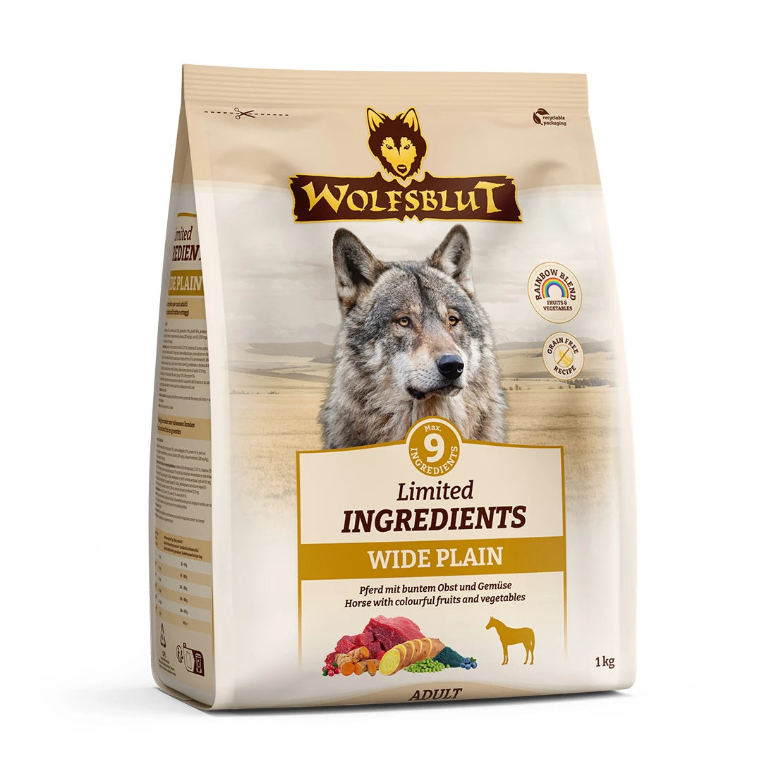Wolfsblut Limited Ingredients Wide Plain Adult - Pferd mit Süßkartoffel