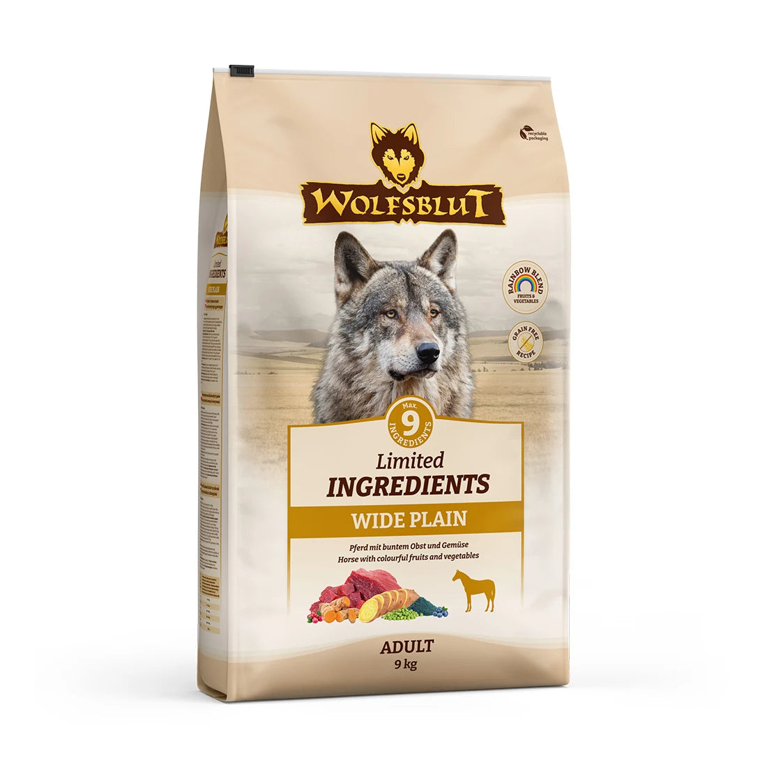Wolfsblut Limited Ingredients Wide Plain Adult - Pferd mit Süßkartoffel