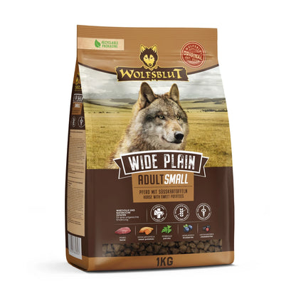 Wolfsblut Wide Plain Small Breed - Pferd mit Süßkartoffel