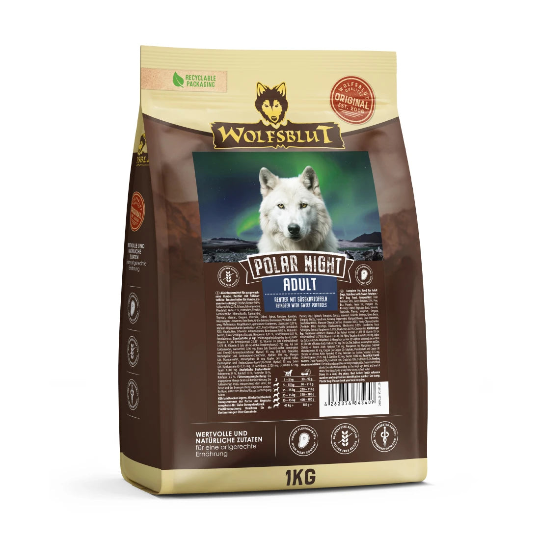 Wolfsblut Polar Night Adult - Rentier mit Kürbis
