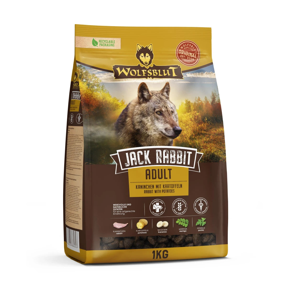 Wolfsblut Jack Rabbit Adult - Kaninchen mit Gemüse