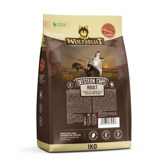 Wolfsblut Western Cape Adult - Strauß mit Banane