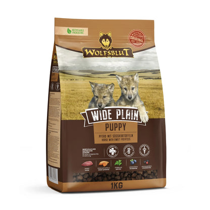 Wolfsblut Wide Plain Puppy - Pferd mit Süßkartoffel
