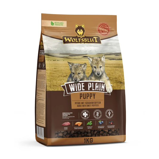 Wolfsblut Wide Plain Puppy - Pferd mit Süßkartoffel
