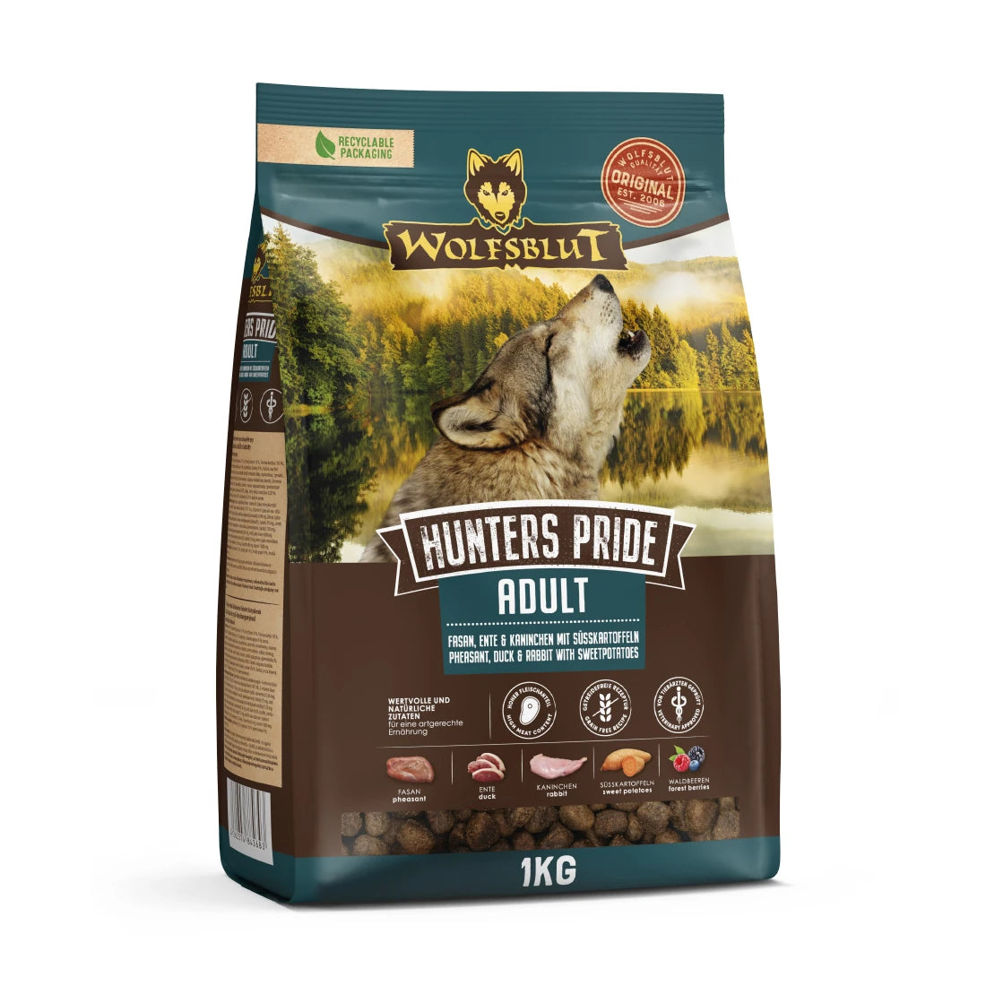 Wolfsblut Hunters Pride Adult - Fasan & Ente & Kaninchen