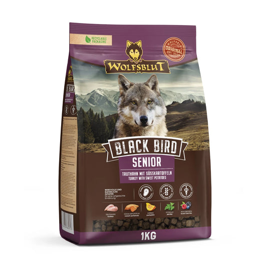 Wolfsblut Black Bird Senior - Truthahn mit Süßkartoffel