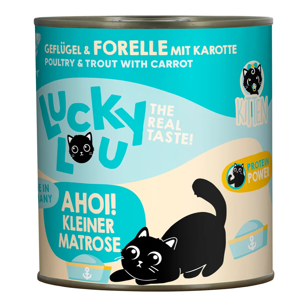 Lucky Lou Lifestage Kitten Geflügel & Forelle
