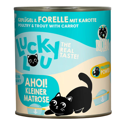 Lucky Lou Lifestage Kitten Geflügel & Forelle