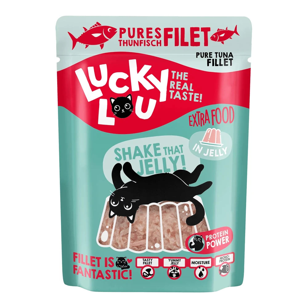 Lucky Lou EXTRA FOOD Thunfischfilet in Jelly 70g Pouch