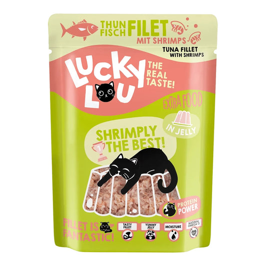 Lucky Lou EXTRA FOOD Thunfisch & Shrims in Jelly 70g Pouch