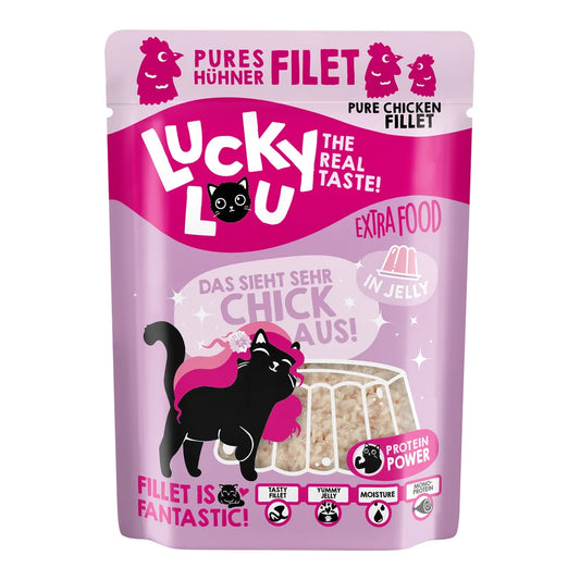Lucky Lou EXTRA FOOD Hühnerfilet in Jelly 70g Pouch