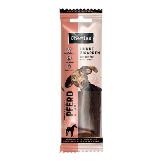 Chewies HUNDEZIGARREN Pferd & Hanf 75g