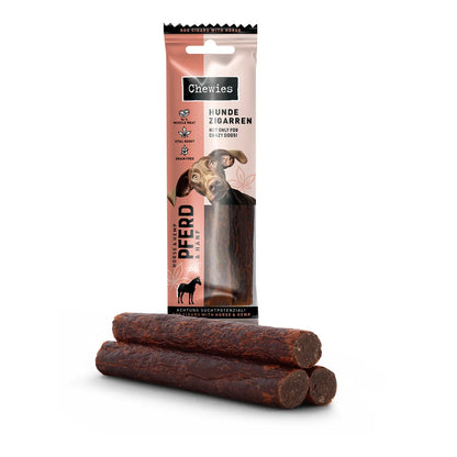 Chewies HUNDEZIGARREN Pferd & Hanf 75g