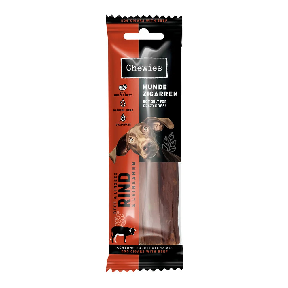 Chewies HUNDEZIGARREN Rind 75g