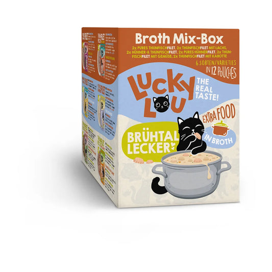 Lucky Lou EXTRA FOOD Broth-Mix-Box 12x70g