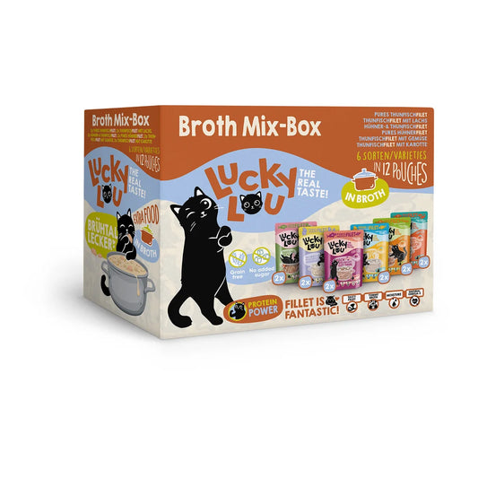 Lucky Lou EXTRA FOOD Broth-Mix-Box 12x70g